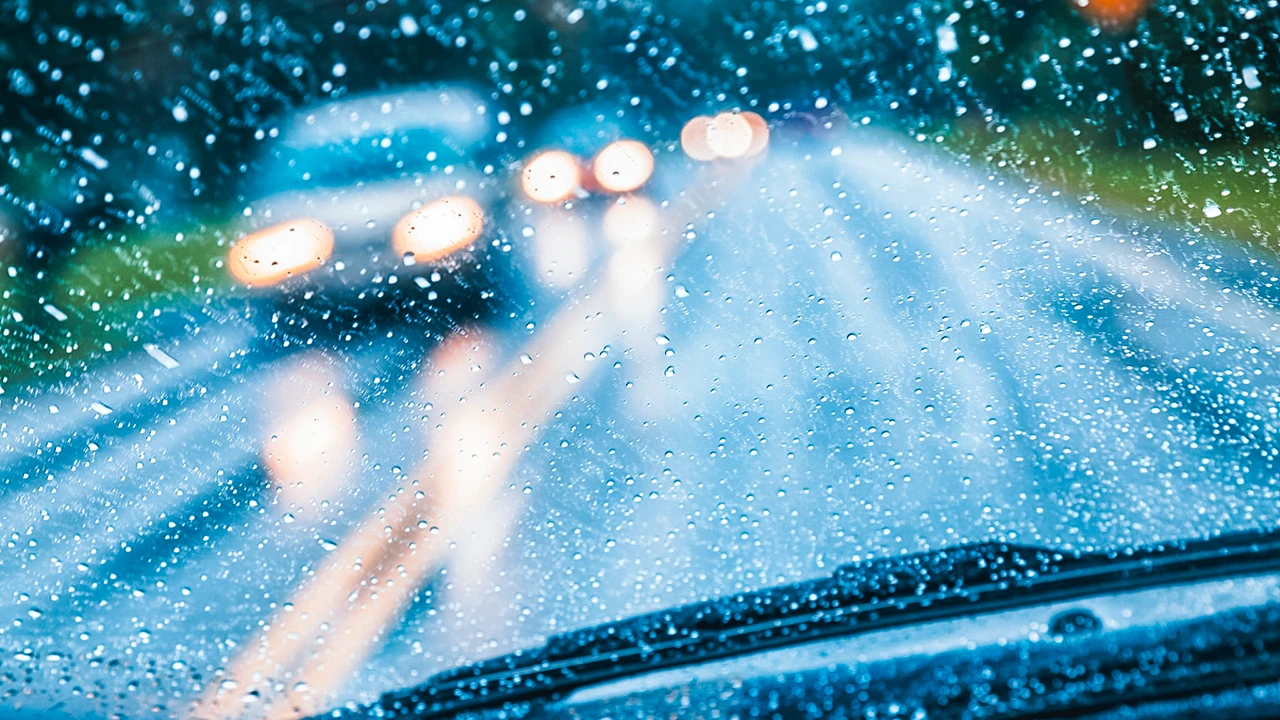 Driving an RV in the rain