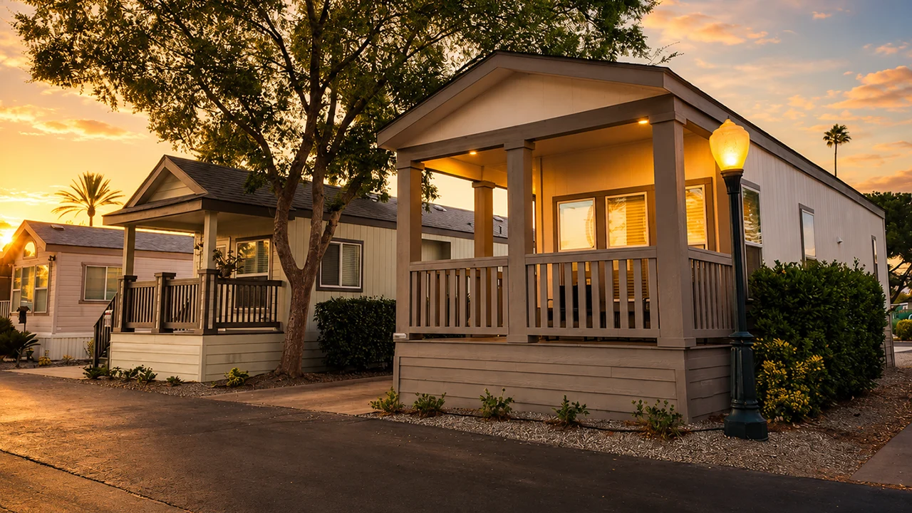 Park model sales at Golden Village Palms