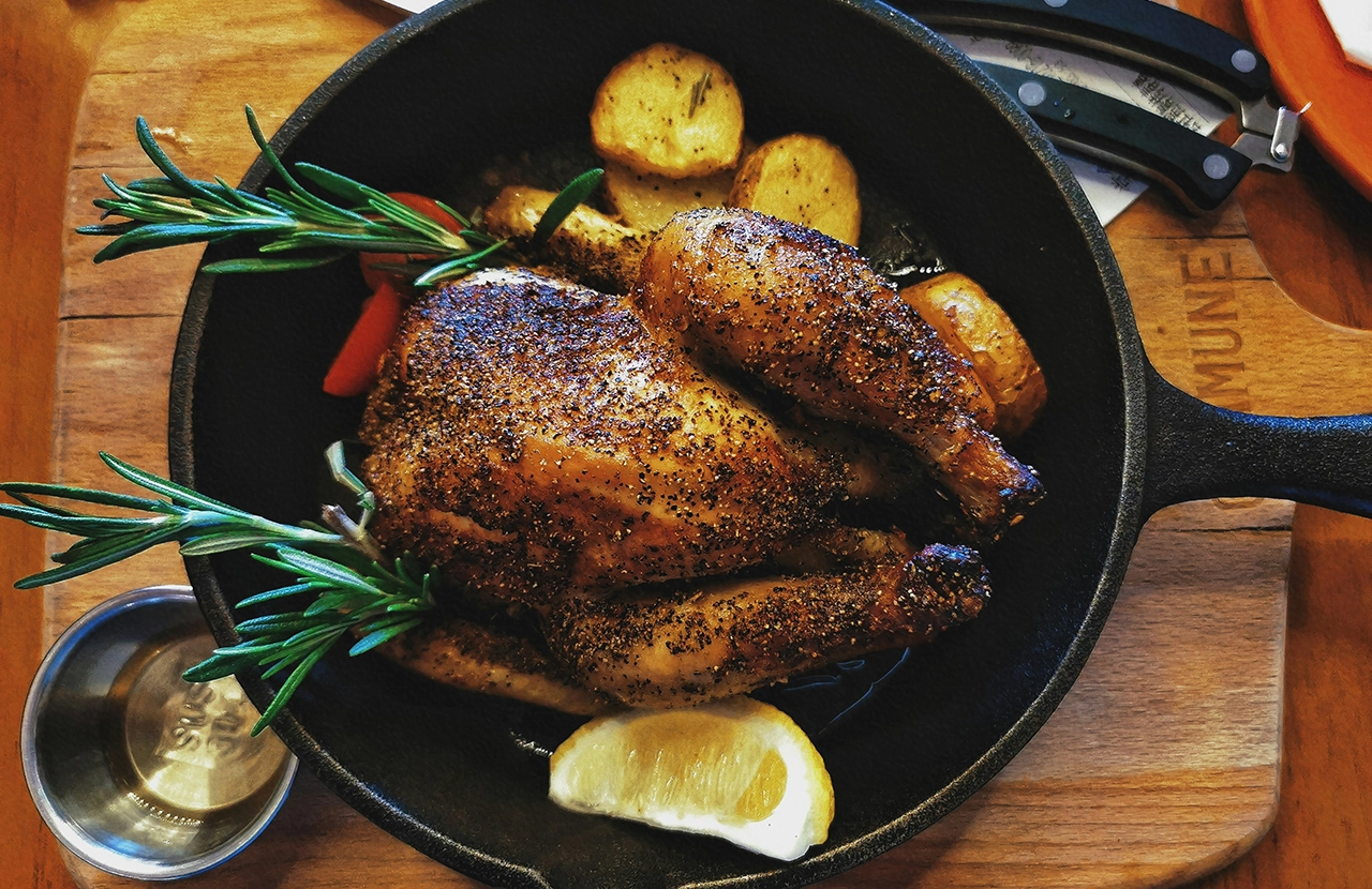 Thanksgiving turkey cooked in an RV