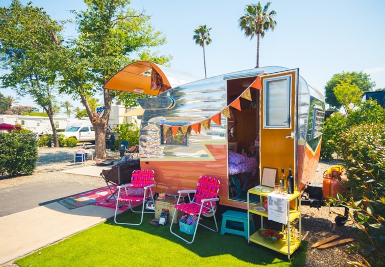 Vintage Trailer and Classic Car Show event